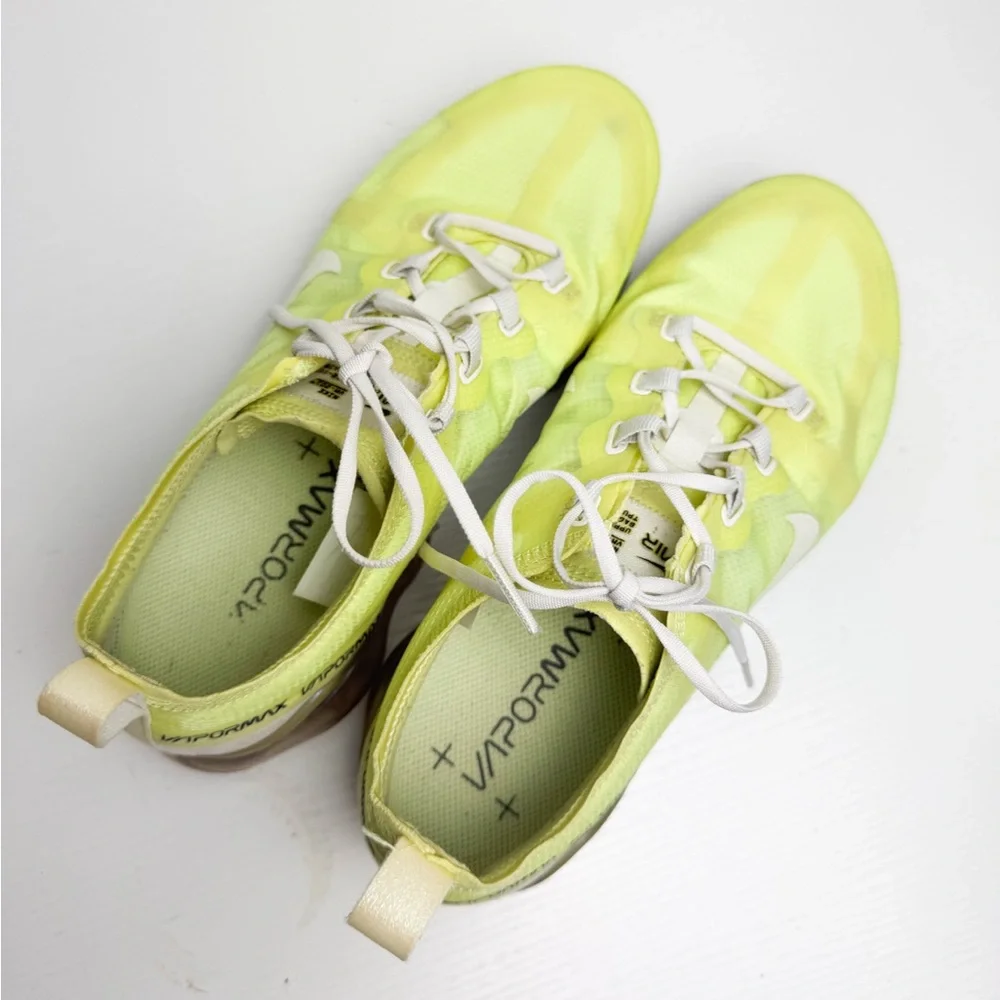 Nike Vapor Max Neon Yellow Running Sneakers Women’s Size 9 - Picture 9 of 10